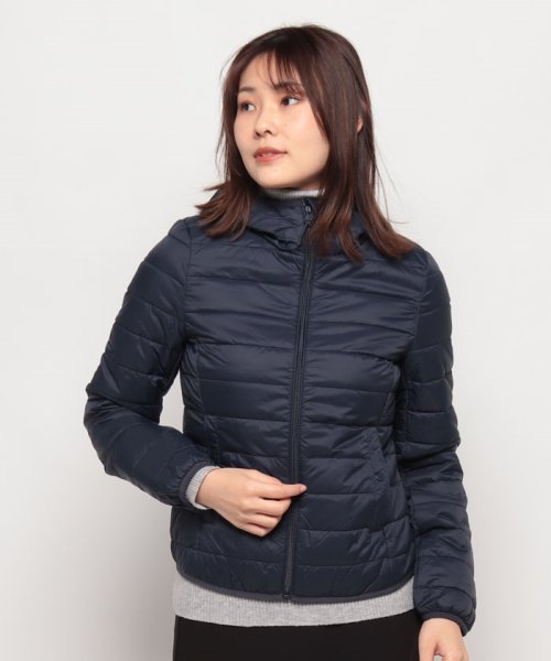 BENETTON (women)(ベネトン（レディース）)/リサイクルナイロンマイクロパフフード付きジャケット/img41