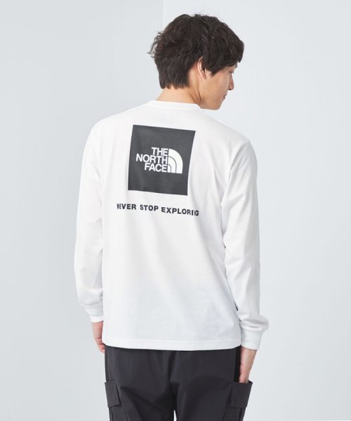 green label relaxing(グリーンレーベルリラクシング)/＜THE NORTH FACE＞ロングスリーブバックスクエアロゴティー Tシャツ/img04