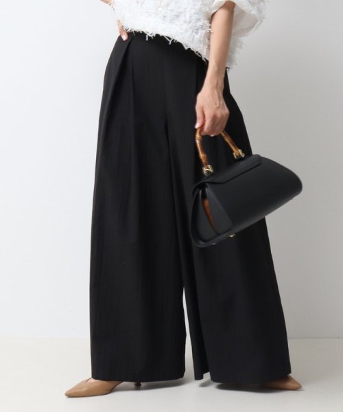 《セットアップ対応》ウォッシャブルドライエアリースーパーワイドパンツ 