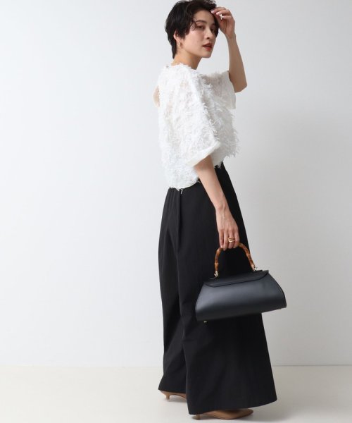 《セットアップ対応》ウォッシャブルドライエアリースーパーワイドパンツ 