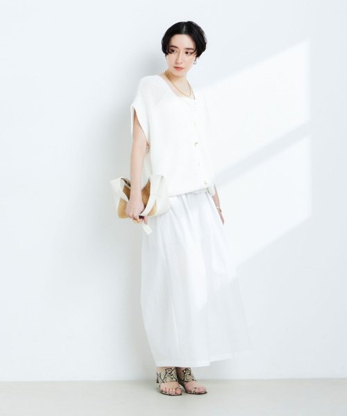 《セットアップ対応》ウォッシャブルドライエアリースーパーワイドパンツ 