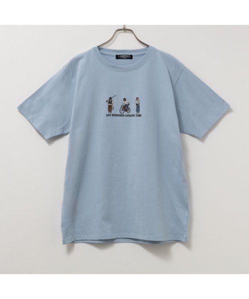 MAC HOUSE(men)(マックハウス（メンズ）)/T－GRAPHICS ティーグラフィックス 胸刺繍半袖Tシャツ MC24－672－21T/img03
