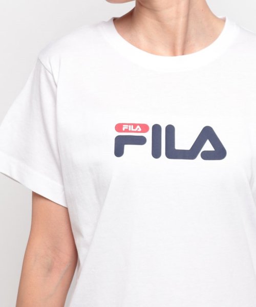 FILA（Casual）(フィラ（カジュアル）)/【カジュアルウェア】 天竺 プリント半袖Tシャツ レディース/img04