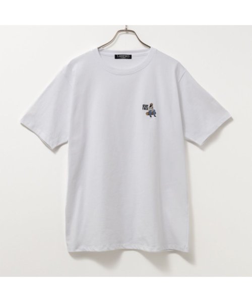 MAC HOUSE(men)(マックハウス（メンズ）)/T－GRAPHICS ティーグラフィックス ワンポイント刺繍半袖Tシャツ MC24－673－21T/img01