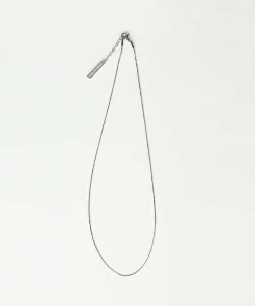nothing and others(ナッシングアンドアザース)/W stainless chain Necklace/img04