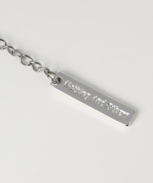 nothing and others(ナッシングアンドアザース)/2motif stainless chain Necklace/img05