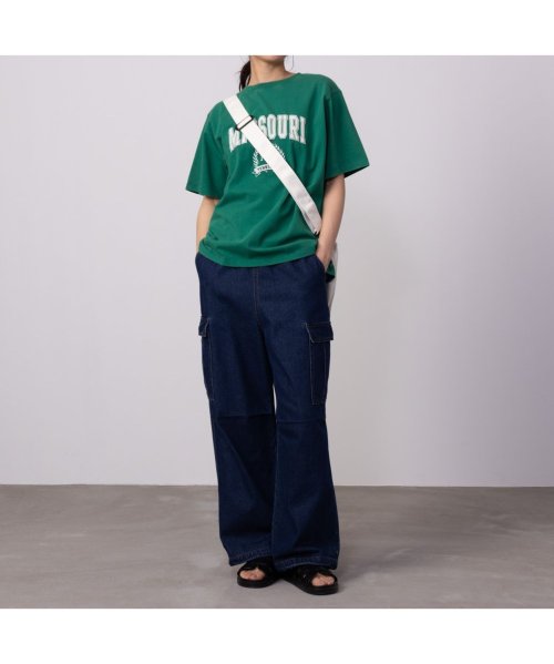 MAC HOUSE(women)(マックハウス（レディース）)/GOOD CREW グッド クルー フロストカレッジ半袖Tシャツ EGC240003/img08