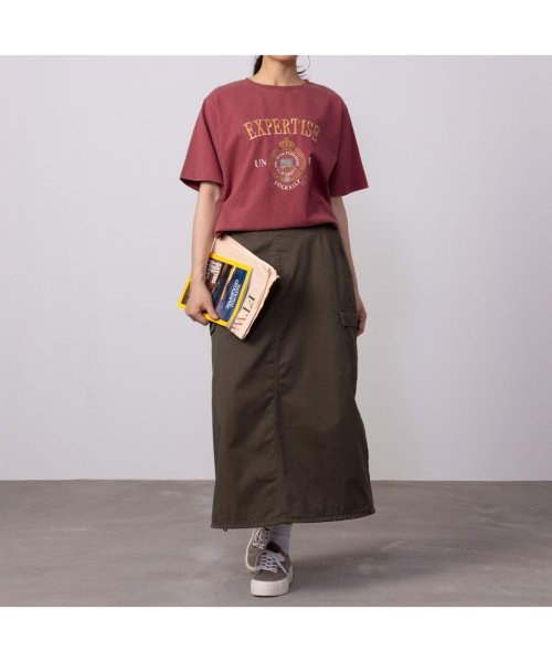 MAC HOUSE(women)(マックハウス（レディース）)/GOOD CREW グッド クルー フロストカレッジ半袖Tシャツ EGC240004/img07