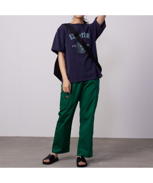 MAC HOUSE(women)(マックハウス（レディース）)/GOOD CREW グッド クルー フロストカレッジ半袖Tシャツ EGC240004/img08