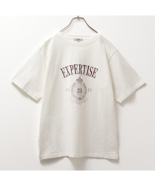 MAC HOUSE(women)(マックハウス（レディース）)/GOOD CREW グッド クルー フロストカレッジ半袖Tシャツ EGC240004/img09