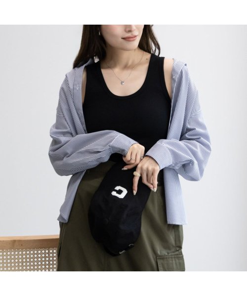 MAC HOUSE(women)(マックハウス（レディース）)/NAVY ネイビー テレコタンクトップ 115426673/img01