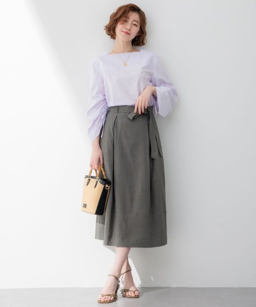 NIJYUSANKU（SMALL SIZE）(23区（小さいサイズ）)/【Oggi4月号掲載/洗える】CANCLINI デザインスリーブ ブラウス/img08