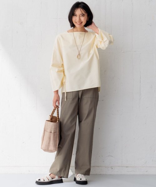 NIJYUSANKU（SMALL SIZE）(23区（小さいサイズ）)/【Oggi4月号掲載/洗える】CANCLINI デザインスリーブ ブラウス/img10