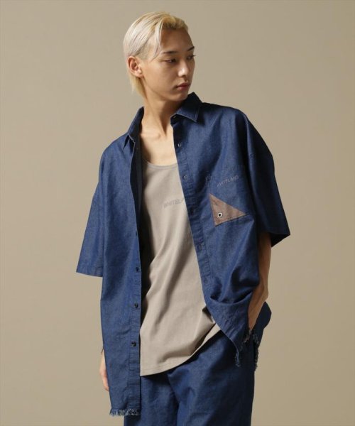 LHP(エルエイチピー)/WHITELAND/OWL/DENIM S/S SHIRT/img09