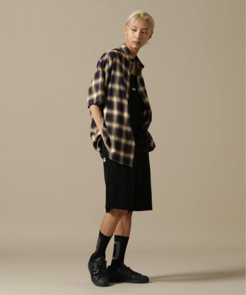 LHP(エルエイチピー)/WHITELAND/OWL/OMBRE CHECK S/S SHIRT/img14