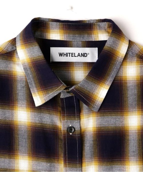 LHP(エルエイチピー)/WHITELAND/OWL/OMBRE CHECK S/S SHIRT/img17