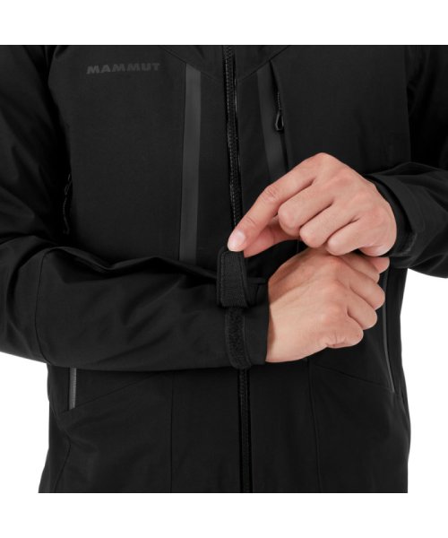 MAMMUT マムート アウトドア Masao HS Hooded Jacket Men 101026480 0001 100％ポリアミド