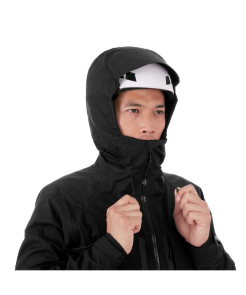 MAMMUT マムート アウトドア Masao HS Hooded Jacket Men 101026480 0001 100％ポリアミド