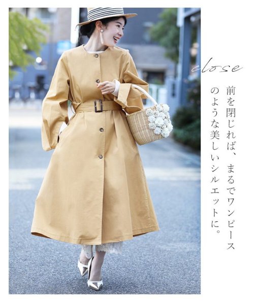 ポワン袖トレンチ コート ポワン袖トレンチ