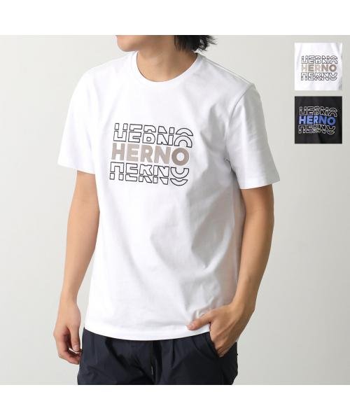 HERNO(ヘルノ)/HERNO 半袖 Tシャツ JG000195U 52000 ロゴ コットン/img01