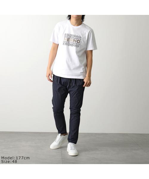 HERNO 半袖 Tシャツ JG000195U 52000 ロゴ コットン HERNO 半袖 Tシャツ JG000195U 52000 ロゴ コットン