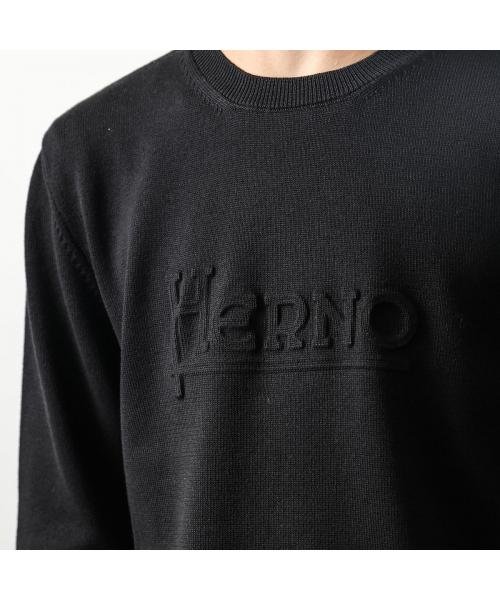 HERNO(ヘルノ)/HERNO ニット MG000129U 70185 クルーネック ロゴ /img03