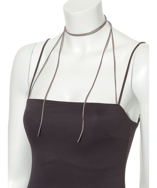 ストラップベアスイムワンピース 予めご了承ください