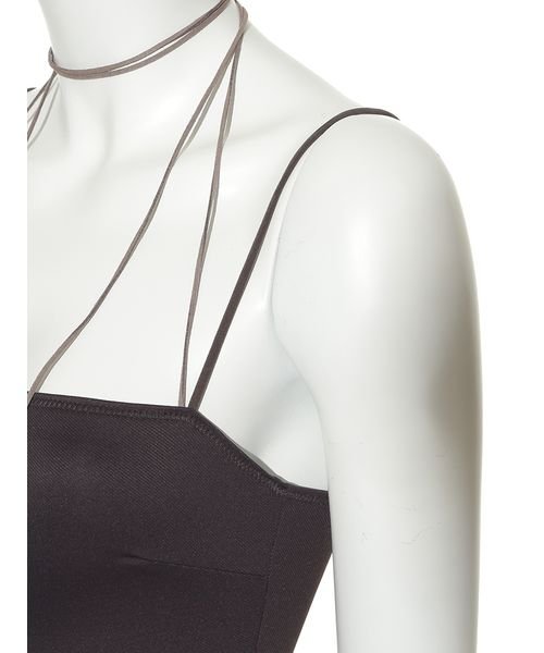 ストラップベアスイムワンピース 予めご了承ください