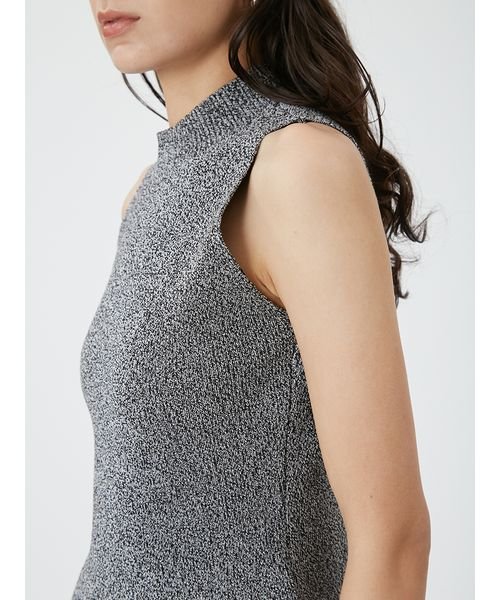 アシメヘム畦編みペプラムノースリニット アシメヘム畦編みペプラムノースリニット アシメヘム畦編みペプラムノースリニット V1303248785(10010円)