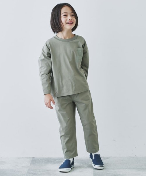 THE SHOP TK（KID）(ザ　ショップ　ティーケー（キッズ）)/【110－160】マルチファンクションストレッチパンツ/吸水速乾・UV・イージーケア/img02