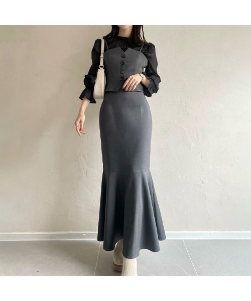 デザインビスチェマーメイドスカートセット 人気・おすすめ｜使いやすい・旅行におすすめ 品質保証 全国発送 日本国内発送・最短翌日お届け