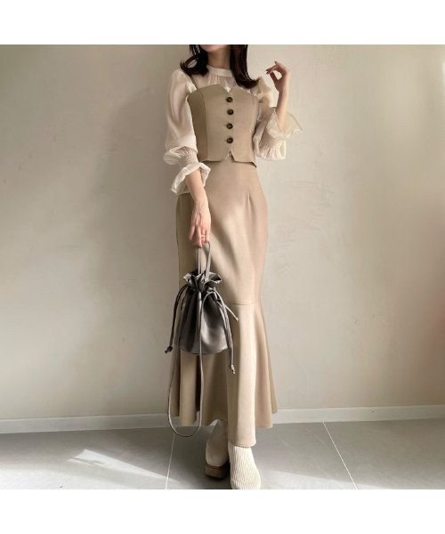 デザインビスチェマーメイドスカートセット 人気・おすすめ｜使いやすい・旅行におすすめ 品質保証 全国発送 日本国内発送・最短翌日お届け