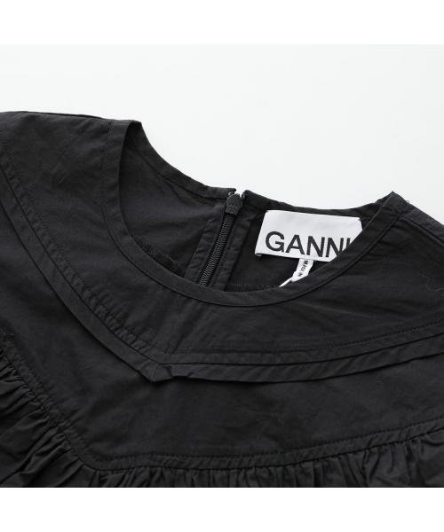 GANNI(ガニー)/GANNI ブラウス Cotton Poplin Frill F8261 6479/img08