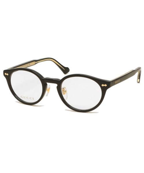 グッチ メガネフレーム 眼鏡フレーム アジアンフィット ブラック イエロー メンズ GUCCI GG1127OJ 001 GUCCI グッチ メガネフレーム 眼鏡フレーム アジアンフィット ブラック イエロー メンズ GG1127OJ