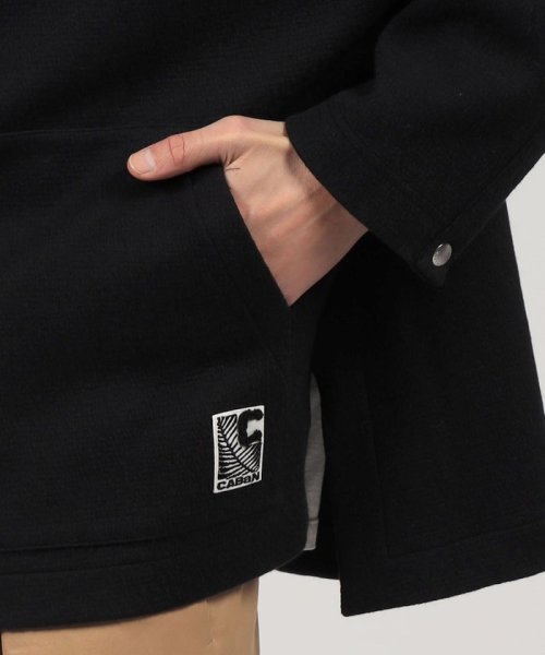 CABaN ウールコットンダブルフェイス プルオーバーパーカ 