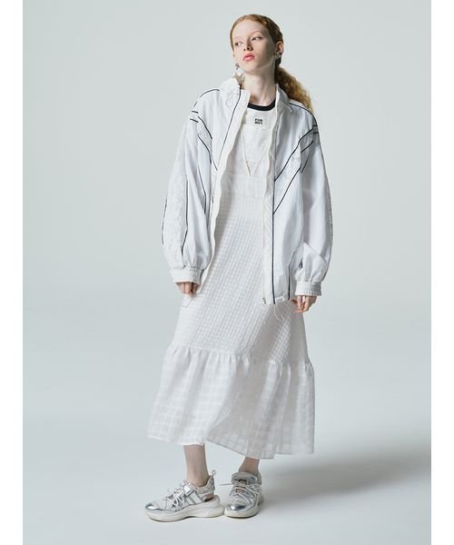 チェック柄ワンピース 予めご了承ください