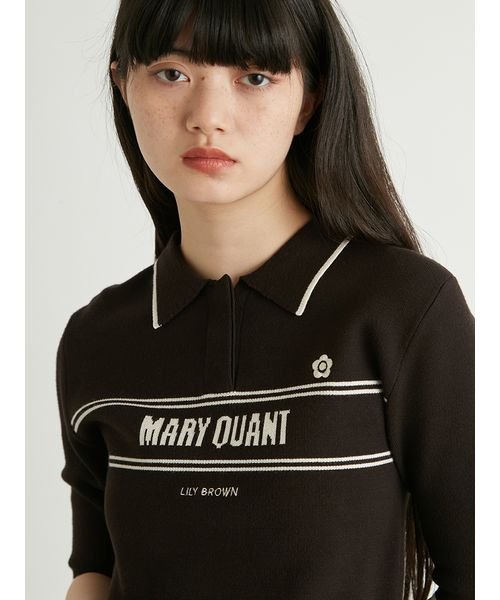 LILY BROWN×MARY QUANT】ポロニットプルオーバー(505959021)｜阪急 