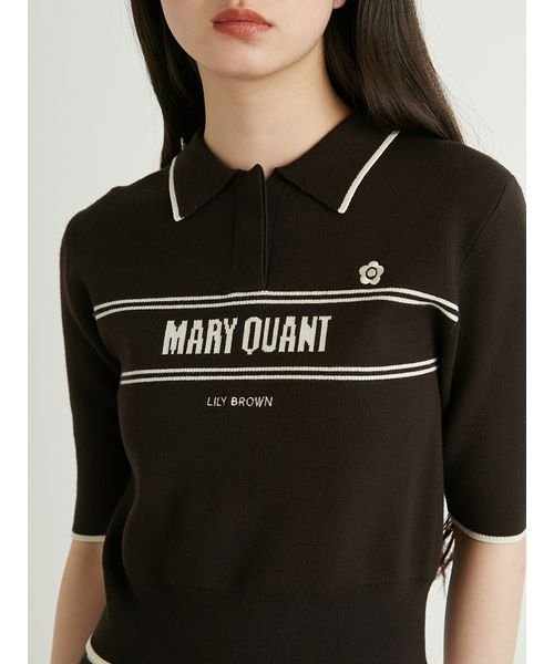 LILY BROWN(リリー ブラウン)/【LILY BROWN×MARY QUANT】ポロニットプルオーバー/img12