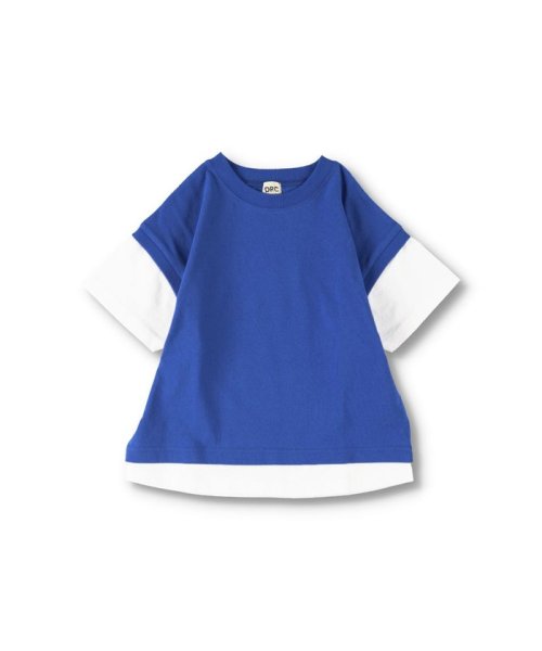 BRANSHES(ブランシェス)/【WEB限定/DRC/お肌に嬉しい綿100％】ベストレイヤード半袖Tシャツ/img01