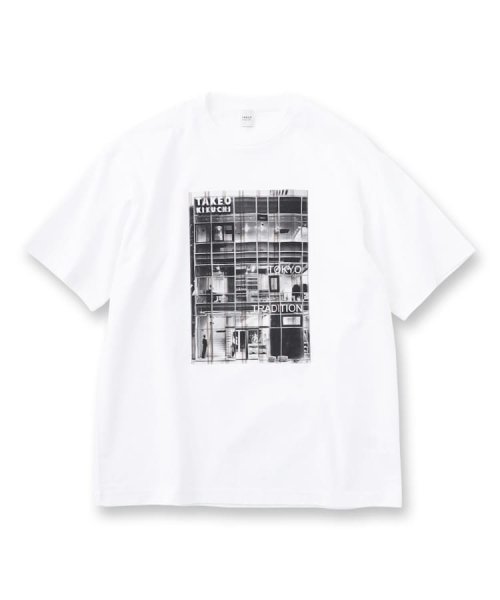 TAKEO KIKUCHI(タケオキクチ)/【プリントT】アップリケ フォトプリント Tシャツ/img01