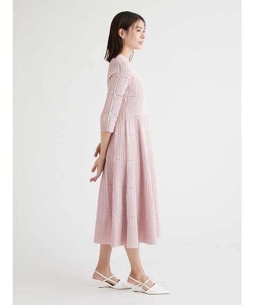 ディフォーメーションニットワンピース 予めご了承ください 総丈 最大 108cm