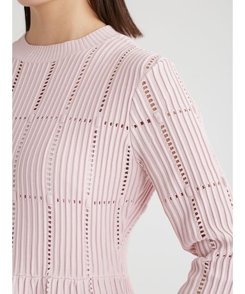 ディフォーメーションニットワンピース 予めご了承ください 総丈 最大 108cm