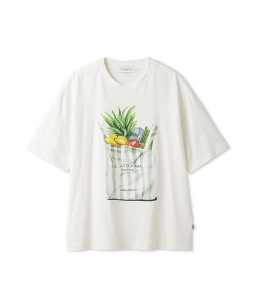 GELATO PIQUE HOMME(GELATO PIQUE HOMME)/【HOMME】マーケットモチーフTシャツ/img01