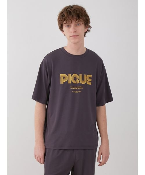 GELATO PIQUE HOMME(GELATO PIQUE HOMME)/【HOMME】レーヨンロゴTシャツ/img12