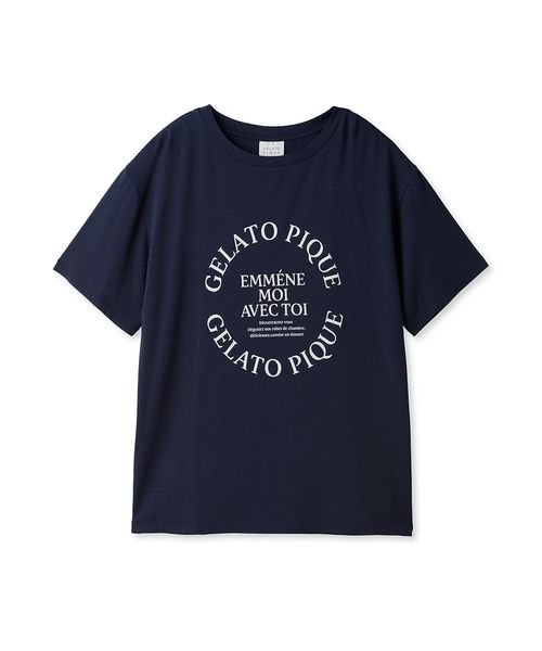 gelato pique(gelato pique)/トラベルレーヨンロゴTシャツ/img05