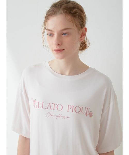 gelato pique(gelato pique)/【SAKURA】ワンポイントTシャツ/img08