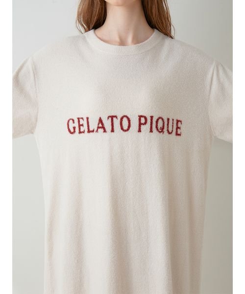 gelato pique(gelato pique)/スムーズィーロゴジャガードワンピース/img06