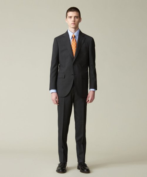 【ESSENTIAL CLOTHING】クールタッチグレナカートチェック スーツ CLOTHING