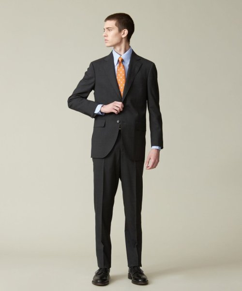 【ESSENTIAL CLOTHING】クールタッチグレナカートチェック スーツ CLOTHING