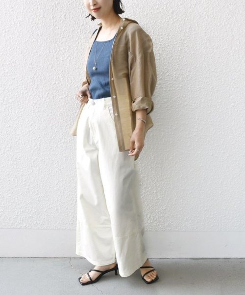 SHIPS WOMEN(シップス　ウィメン)/* 2WAY スクエアネック タンクトップ 24SS ◇/img54